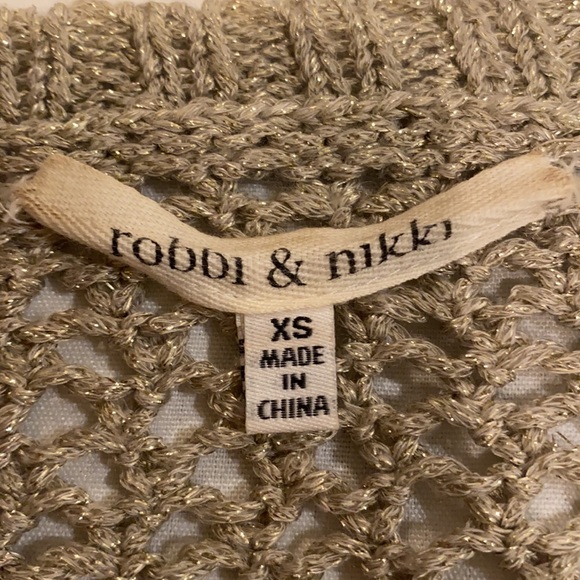 Sparkly tan knitted sweater - Picture 8 of 15